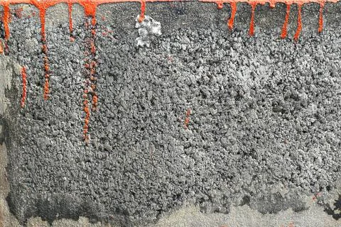 Old gray cement pattern wall Stock Photos