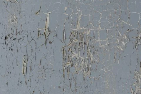 The old gray cracked paint Stock Photos
