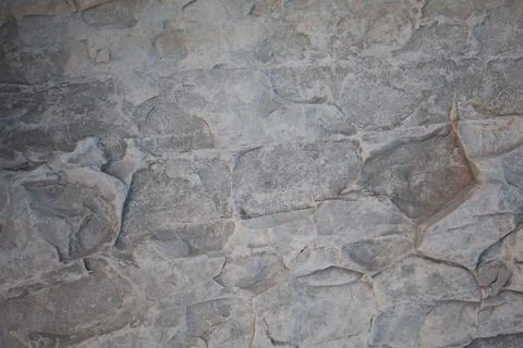 Old gray stone texture, cement background, grunge backdrop Stock Photos