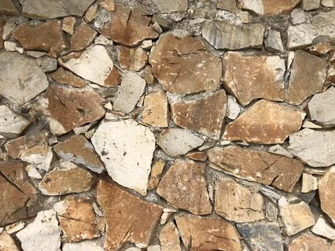 Old gray stone wall for abstract background Stock Photos