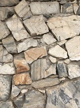 Old gray stone wall for abstract background Foto stock