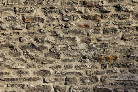 Old gray stone wall background Stock Photos