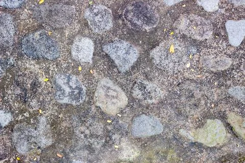 Old Gray stone wall surface texture Stock Photos