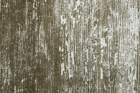 Old gray wall with white vertical stripes. rough surface texture Stock Photos