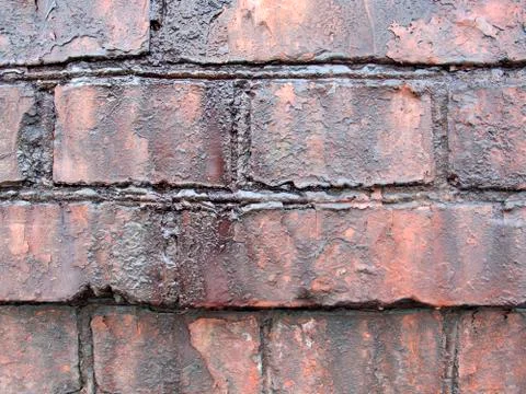 Old greasy brick wall Stock Photos
