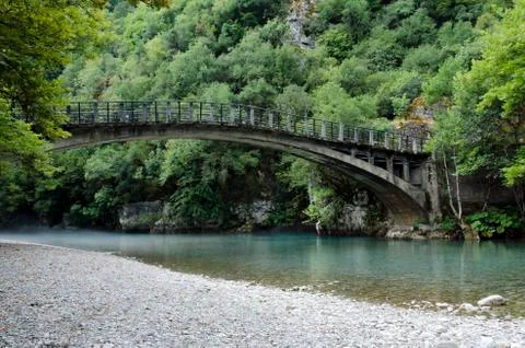 Old Greece bridge Stock-Fotos