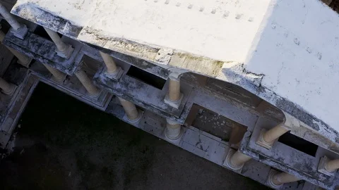 Old Greece Structure Aerial View 10 Vídeo Stock 122357744