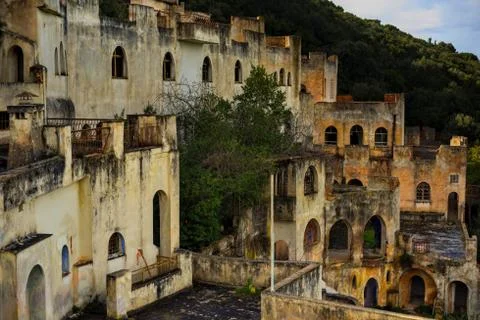 Old Greek Monastery of Askitis Stock Photos