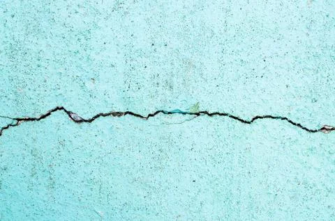 Old green Texture cracks Cement floor for background Stock Photos