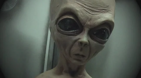 Alien Gray Stock Footage ~ Royalty Free Stock Videos Pond5