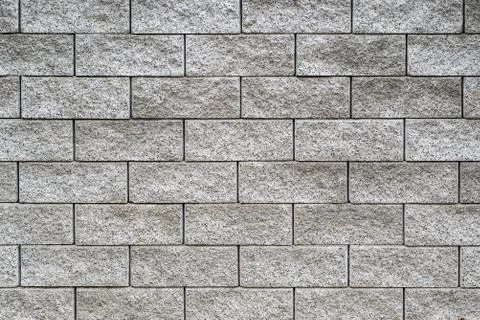 Old grey brick facade Stock Photos