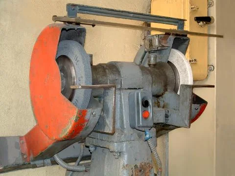 Old grinding machine Stock Photos