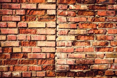 Old grunge brick wall background Stock Photos