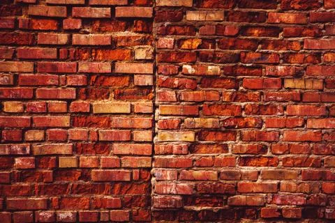 Old grunge brick wall background Stock-Fotos