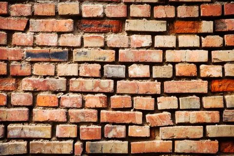 Old grunge brick wall background Stock Photos