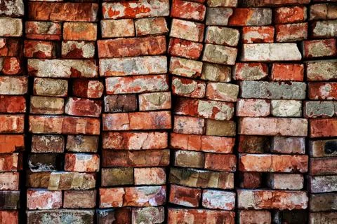 Old grunge brick wall background Stock-Fotos