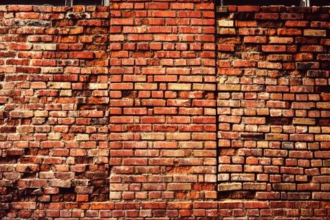 Old grunge brick wall background 스톡 사진