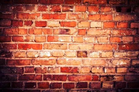 Old grunge brick wall background Stock Photos