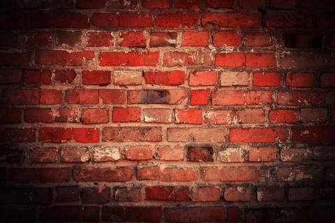 Old grunge brick wall background 스톡 사진