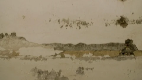 Old grunge concrete ceiling in the abandoned and destroyed building Stock Footage 112741630
