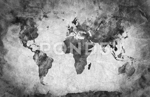 Old grunge creased paper texture. Retro vintage background Stock-Fotos