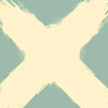 Old grunge cross frame background Stock Illustration