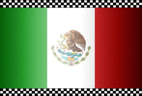 Old grunge flag of Mexico Stock-Illustration