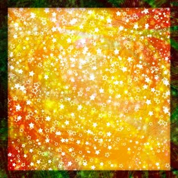 Old grunge frames on the blur boke background Stock Photos