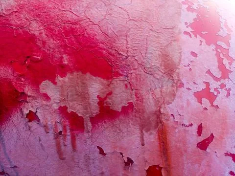 Old grunge red paint texture. Outdoor textured retro messy background. Stock Illustration