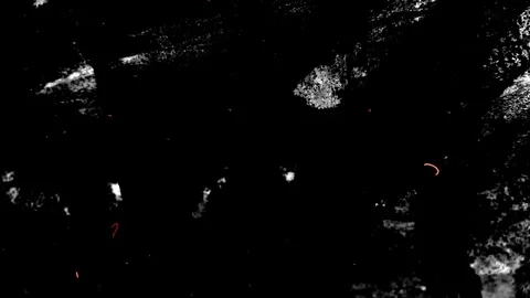Old Grunge texture overlay black background. Dust and scratches effect Stock Footage 285616020