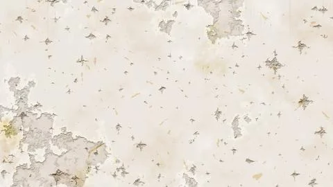 Old Grunge White Wall Texture with Peeling Paint and Cracks. 3D rendering Stock Illustration