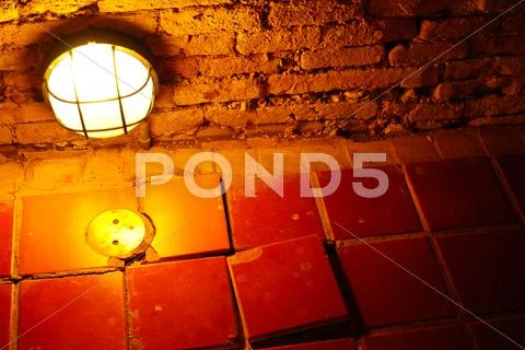 Old grungy room Stock Photos