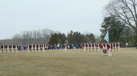 Old Guard on parade 스톡 동영상 47255490