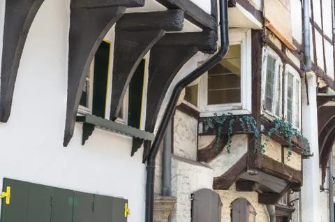 Old  half-timbered wall Stock Photos