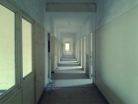 Old hallway Foto stock