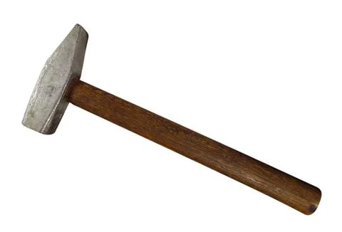 Old hammer isolated Stock Photos