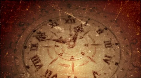 Old Hand-drawn Watches - Clock 17 (HD) Stock Footage 7758622