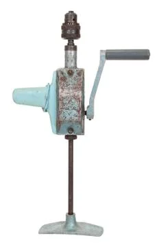 Old hand drill Stock Photos