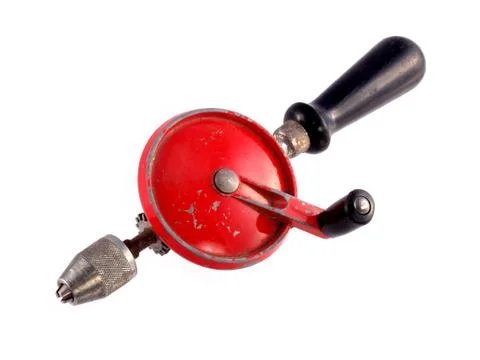 Old hand drill Stock Photos
