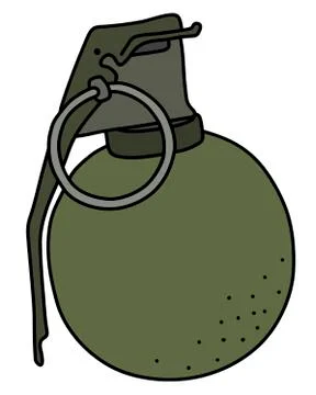 The old hand grenade Stock Illustration