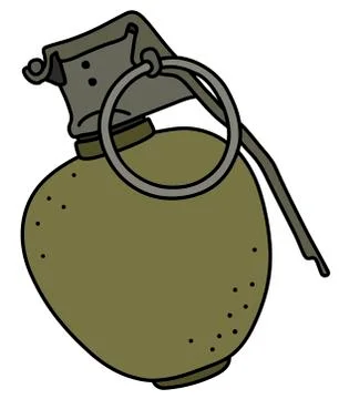 The old hand grenade Stock Illustration