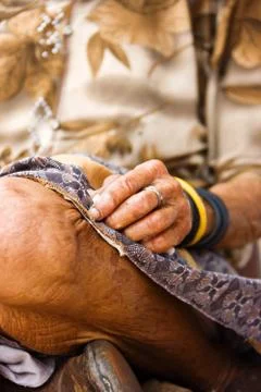 Old hand Stock Photos