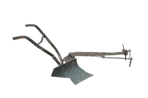 Old hand plow. 스톡 사진