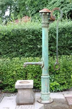 Old hand well Stock Photos