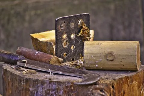 Old handcraft tools Stock Photos