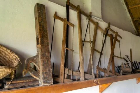 Old handmade tool Stock-Fotos