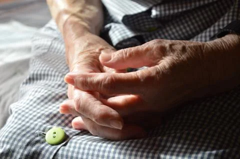 Old hands Stock Photos
