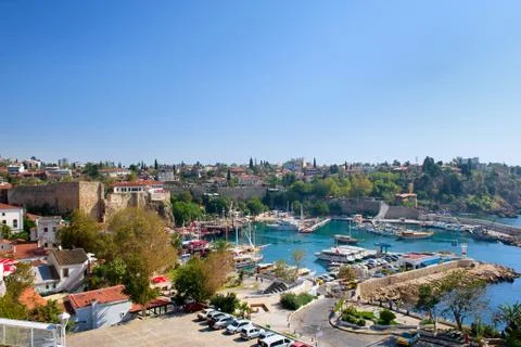 Old harbor antalya Fotos Stock
