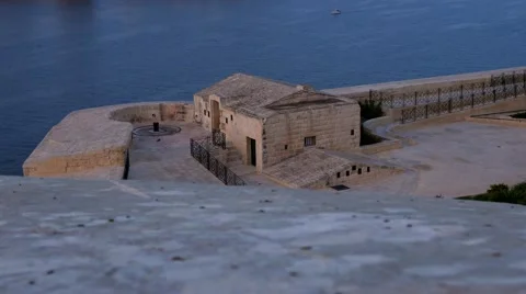 Old Harbor, Valetta, Malta Stock Footage 61540646