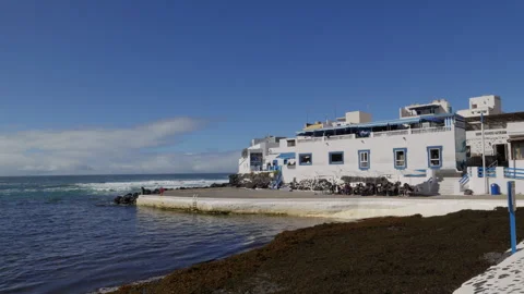 The Old Harbour in El Cotillo Stock Footage 302310168